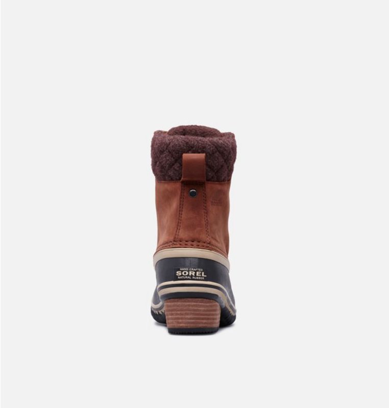Sorel Dam Gummistövlar Brun/Svarta - Slimpack™ Ii Lace Duck Mid - AEU-623891